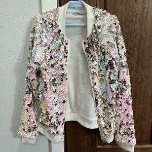 Flippy sequin jacket